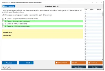 Netapp NS0-527 NetApp Certified Implementation Engineer - Data Protection Practice test exam simulator test engine exam Prep practice test questions answers Image 4
