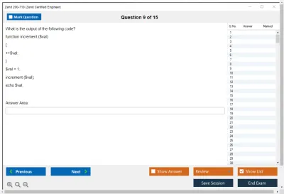 Zend 200-710 Zend Certified Engineer Practice test exam simulator test engine exam Prep practice test questions answers Image 9