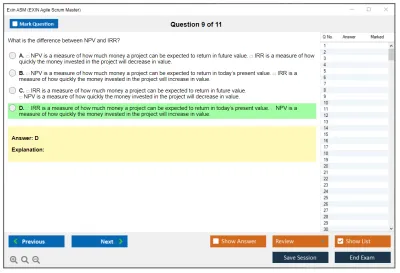 Exin ASM EXIN Agile Scrum Master Practice test exam simulator test engine exam Prep practice test questions answers Image 9