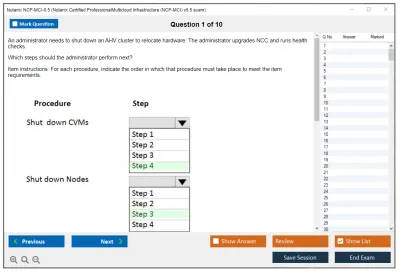 Nutanix NCP-MCI-6.5 Nutanix Certified Professional - Multicloud Infrastructure (NCP-MCI) v6.5 exam Practice test exam simulator test engine exam Prep practice test questions answers Image 1