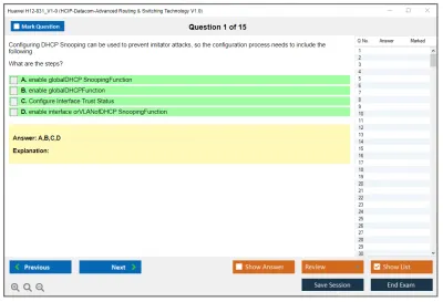 Huawei H12-831_V1-0 HCIP-Datacom-Advanced Routing & Switching Technology V1.0 Practice test exam simulator test engine exam Prep practice test questions answers Image 1