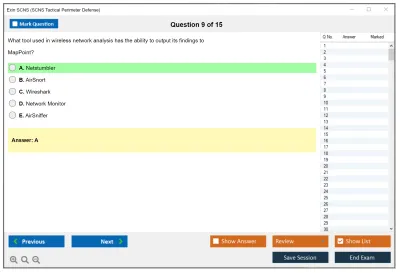 Exin SCNS SCNS Tactical Perimeter Defense Practice test exam simulator test engine exam Prep practice test questions answers Image 9
