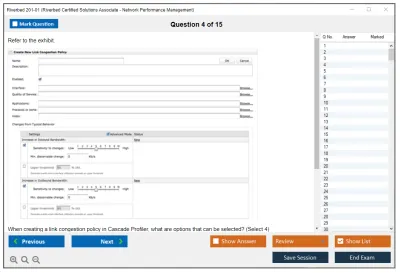 Riverbed 201-01 Riverbed Certified Solutions Associate - Network Performance Management Practice test exam simulator test engine exam Prep practice test questions answers Image 4