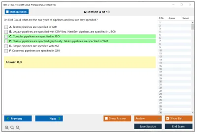 IBM C1000-118 IBM Cloud Professional Architect v5 Practice test exam simulator test engine exam Prep practice test questions answers Image 4