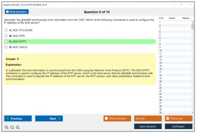 Huawei H35-481_V2.0 HCIP-5G-RAN V2.0 Exam Practice test exam simulator test engine exam Prep practice test questions answers Image 8