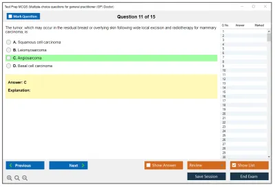 Test Prep MCQS Multiple-choice questions for general practitioner (GP) Doctor Practice test exam simulator test engine exam Prep practice test questions answers Image 11