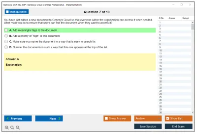 Genesys GCP-GC-IMP Genesys Cloud Certified Professional - Implementation Practice test exam simulator test engine exam Prep practice test questions answers Image 7