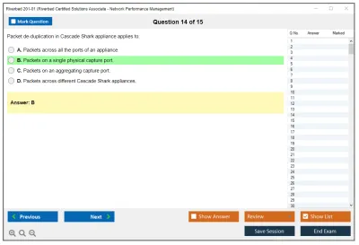 Riverbed 201-01 Riverbed Certified Solutions Associate - Network Performance Management Practice test exam simulator test engine exam Prep practice test questions answers Image 14