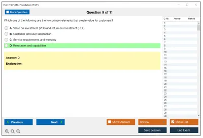 Exin ITILF ITIL Foundation (ITILF) Practice test exam simulator test engine exam Prep practice test questions answers Image 9