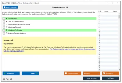 CompTIA 220-1102 CompTIA A+ Certification Core 2 Exam Practice test exam simulator test engine exam Prep practice test questions answers Image 6