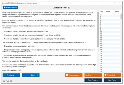 Microsoft DP-203 Data Engineering on Microsoft Azure Practice test exam simulator test engine exam Prep practice test questions answers Image 19
