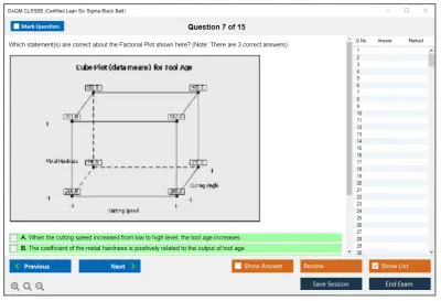 GAQM CLSSBB Certified Lean Six Sigma Black Belt (CLSSBB) Practice test exam simulator test engine exam Prep practice test questions answers Image 7