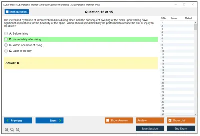 ACE Fitness ACE-Personal-Trainer ACE Personal Trainer Certification Exam Practice test exam simulator test engine exam Prep practice test questions answers Image 12