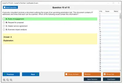 CompTIA PT0-001 CompTIA PenTest+ Certification Exam Practice test exam simulator test engine exam Prep practice test questions answers Image 10