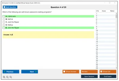 ECCouncil 312-50v12 Certified Ethical Hacker Exam (CEHv12) Practice test exam simulator test engine exam Prep practice test questions answers Image 4