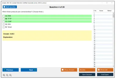 Juniper JN0-102 Juniper Networks Certified Associate Junos (JNCIA-Junos) Practice test exam simulator test engine exam Prep practice test questions answers Image 4