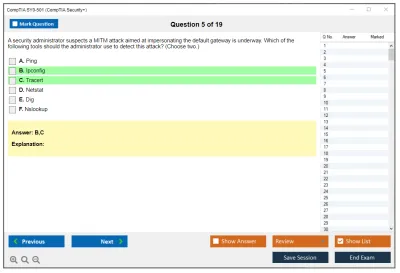 CompTIA SY0-501 CompTIA  Security+ Practice test exam simulator test engine exam Prep practice test questions answers Image 5