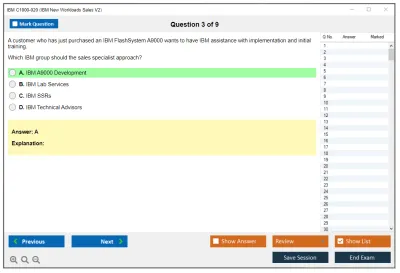 IBM C1000-020 IBM New Workloads Sales V2 Practice test exam simulator test engine exam Prep practice test questions answers Image 3