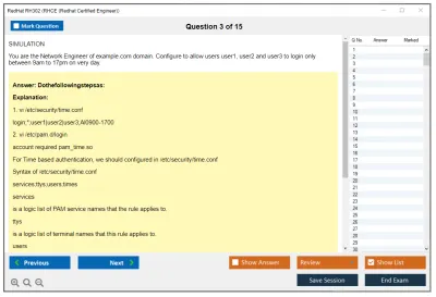 RedHat RH302 RHCE (Redhat Certified Engineer) Practice test exam simulator test engine exam Prep practice test questions answers Image 3