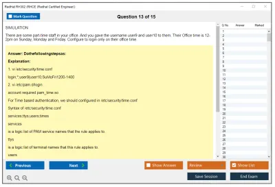 RedHat RH302 RHCE (Redhat Certified Engineer) Practice test exam simulator test engine exam Prep practice test questions answers Image 13
