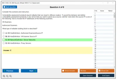 IBM C1000-140 IBM Security QRadar SIEM V7.4.3 Deployment Practice test exam simulator test engine exam Prep practice test questions answers Image 4