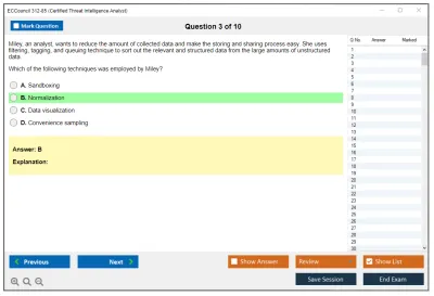 ECCouncil 312-85 Certified Threat Intelligence Analyst (CTIA) Practice test exam simulator test engine exam Prep practice test questions answers Image 3