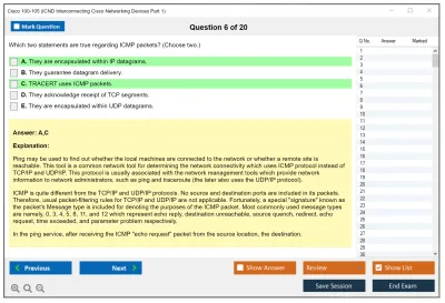 Cisco 100-105 ICND Interconnecting Cisco Networking Devices Part 1 Practice test exam simulator test engine exam Prep practice test questions answers Image 6