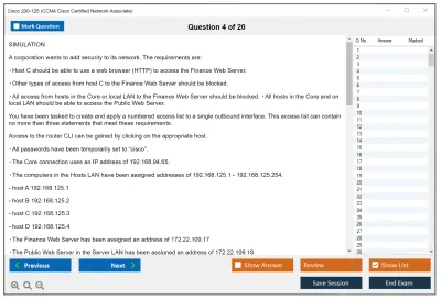 Cisco 200-125 CCNA Cisco Certified Network Associate Practice test exam simulator test engine exam Prep practice test questions answers Image 4