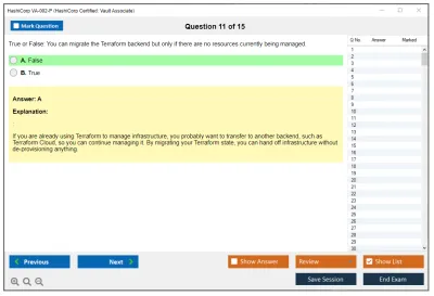 HashiCorp VA-002-P HashiCorp Certified: Vault Associate Practice test exam simulator test engine exam Prep practice test questions answers Image 11