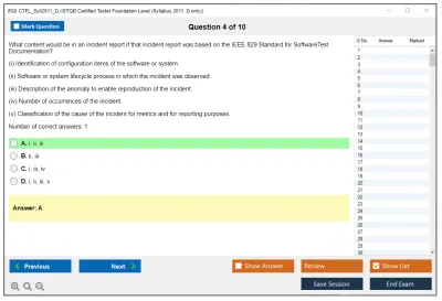 iSQI CTFL_Syll2011_D ISTQB Certified Tester Foundation Level (Syllabus 2011, D only) Practice test exam simulator test engine exam Prep practice test questions answers Image 4
