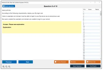 RedHat EX300 Red Hat Certified Engineer – RHCE (v6+v7) Practice test exam simulator test engine exam Prep practice test questions answers Image 8