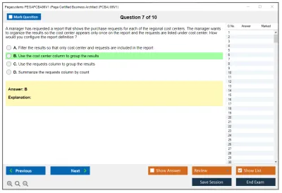 Pegasystems PEGAPCBA86V1 Pega Certified Business Architect (PCBA) 86V1 Practice test exam simulator test engine exam Prep practice test questions answers Image 7
