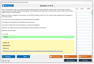 Microsoft SC-200 Microsoft Security Operations Analyst Practice test exam simulator test engine exam Prep practice test questions answers Image 11