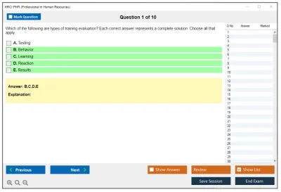 HRCI PHR Professional in Human Resources Practice test exam simulator test engine exam Prep practice test questions answers Image 1