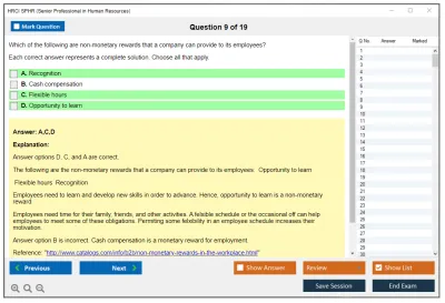 HRCI SPHR Senior Professional in Human Resources Practice test exam simulator test engine exam Prep practice test questions answers Image 9