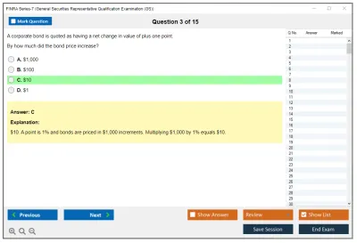 FINRA Series-7 General Securities Representative Qualification Examination (GS) Practice test exam simulator test engine exam Prep practice test questions answers Image 3