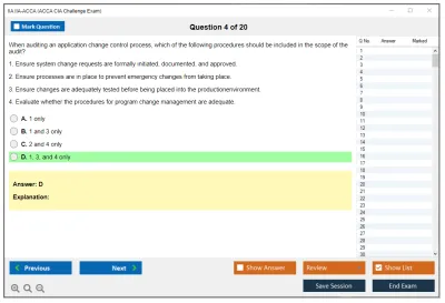 IIA IIA-ACCA ACCA CIA Challenge Exam Practice test exam simulator test engine exam Prep practice test questions answers Image 4