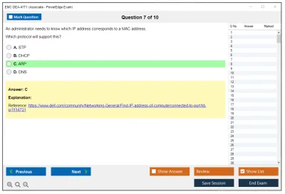 EMC DEA-41T1 Associate – PowerEdge Practice test exam simulator test engine exam Prep practice test questions answers Image 7