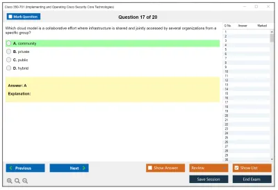 Cisco 350-701 Implementing and Operating Cisco Security Core Technologies (SCOR 350-701) Practice test exam simulator test engine exam Prep practice test questions answers Image 17