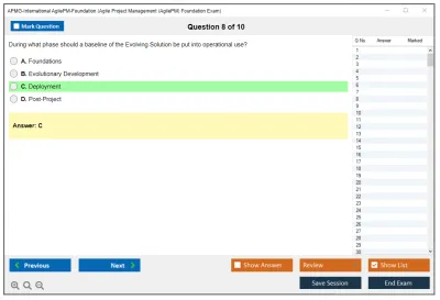 APMG-International AgilePM-Foundation Agile Project Management (AgilePM) Foundation Exam Practice test exam simulator test engine exam Prep practice test questions answers Image 8