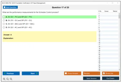BCS ISEB-PM1 BCS Foundation Certificate in IS Project Management Practice test exam simulator test engine exam Prep practice test questions answers Image 17
