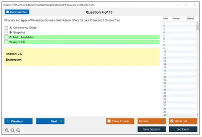 Nutanix NCM-MCI-5.20 Nutanix Certified Master - Multicloud Infrastructure (NCM-MCI) 5.20 Practice test exam simulator test engine exam Prep practice test questions answers Image 4