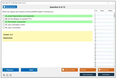 Cisco 400-151 CCIE Data Center (v2.0) Practice test exam simulator test engine exam Prep practice test questions answers Image 6