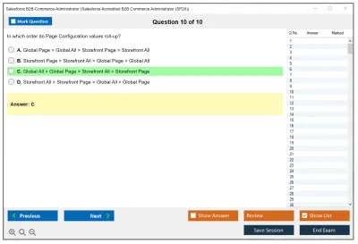 Salesforce B2B-Commerce-Administrator Salesforce Accredited B2B Commerce Administrator Practice test exam simulator test engine exam Prep practice test questions answers Image 10