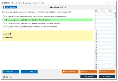 EMC E20-065 Advanced Analytics Specialist Exam for Data Scientists Practice test exam simulator test engine exam Prep practice test questions answers Image 5