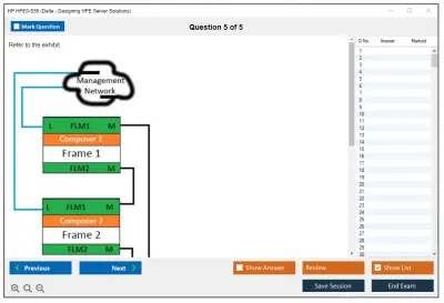 HP HPE0-S55 Delta - Designing HPE Server Solutions Practice test exam simulator test engine exam Prep practice test questions answers Image 5