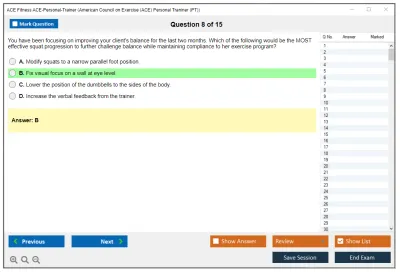 ACE Fitness ACE-Personal-Trainer ACE Personal Trainer Certification Exam Practice test exam simulator test engine exam Prep practice test questions answers Image 8