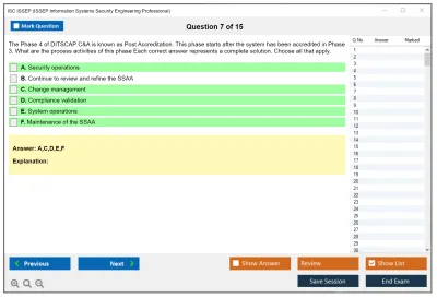 ISC2 ISSEP ISSEP Information Systems Security Engineering Professional Practice test exam simulator test engine exam Prep practice test questions answers Image 7