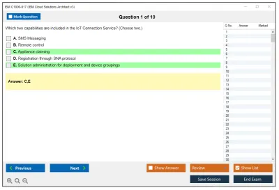 IBM C1000-017 IBM Cloud Solutions Architect v3 Practice test exam simulator test engine exam Prep practice test questions answers Image 1