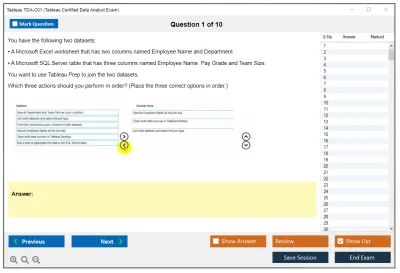 Tableau TDA-C01 Tableau Certified Data Analyst Exam Practice test exam simulator test engine exam Prep practice test questions answers Image 1